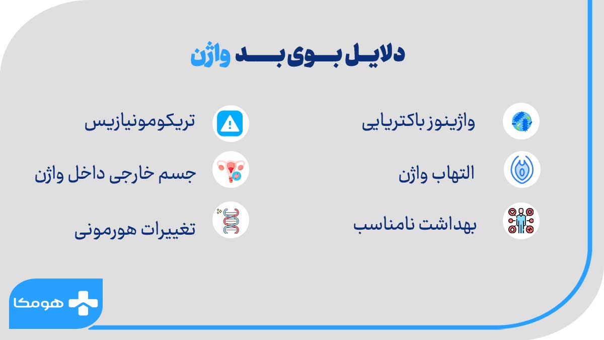 دلایل بوی بد واژن