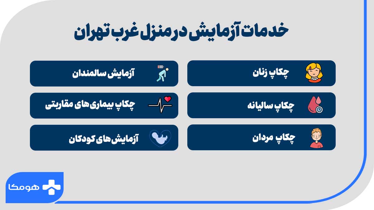 آزمایش در منزل غرب تهران